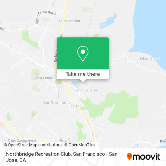 Northbridge Recreation Club map