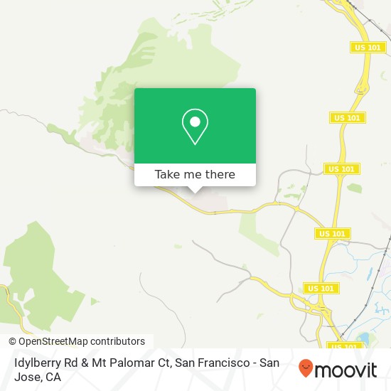 Mapa de Idylberry Rd & Mt Palomar Ct