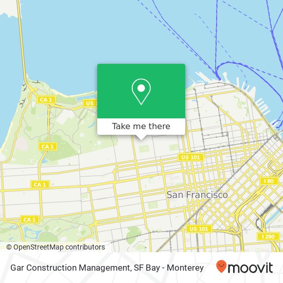 Gar Construction Management map