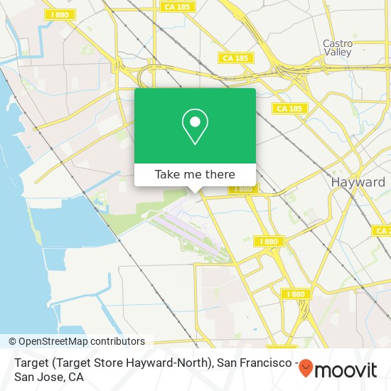 Mapa de Target (Target Store Hayward-North)