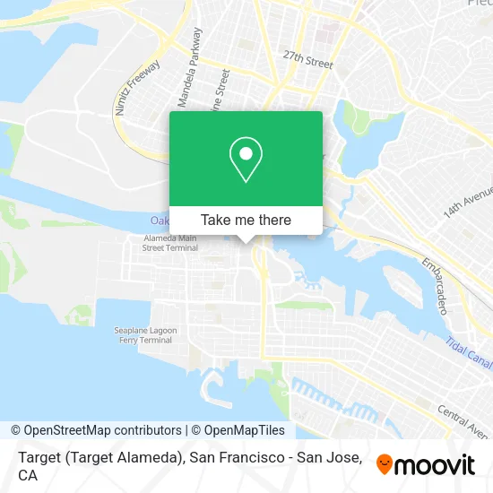 Target (Target Alameda) map