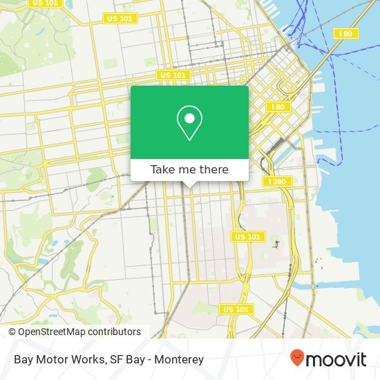 Mapa de Bay Motor Works