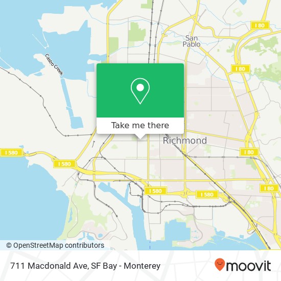 711 Macdonald Ave map