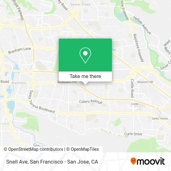 Mapa de Snell Ave