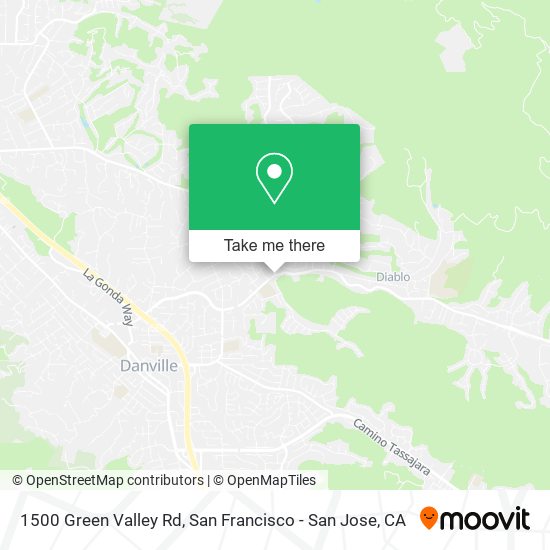 1500 Green Valley Rd map