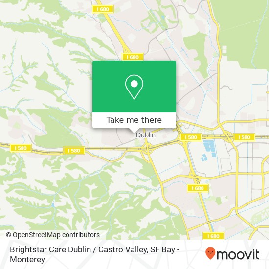 Brightstar Care Dublin / Castro Valley map