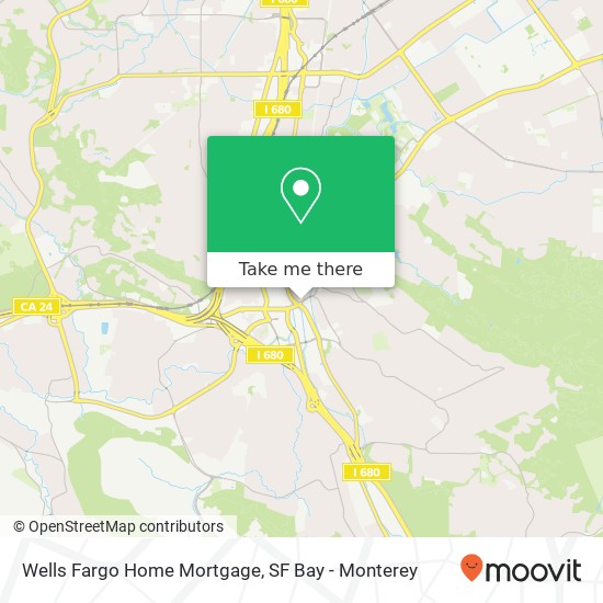 Mapa de Wells Fargo Home Mortgage