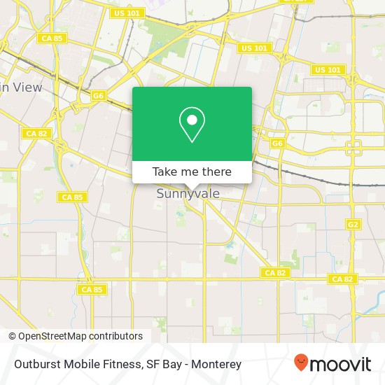 Mapa de Outburst Mobile Fitness