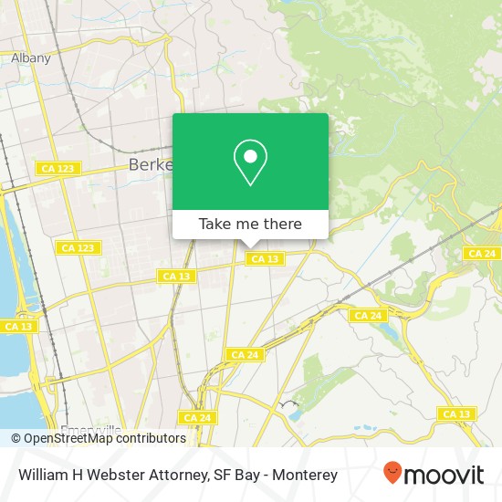 Mapa de William H Webster Attorney