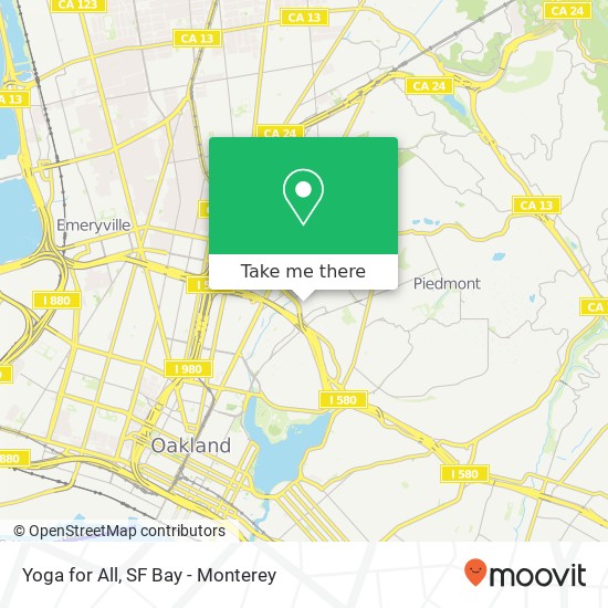 Yoga for All map