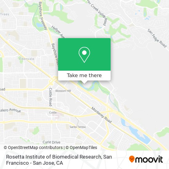 Rosetta Institute of Biomedical Research map