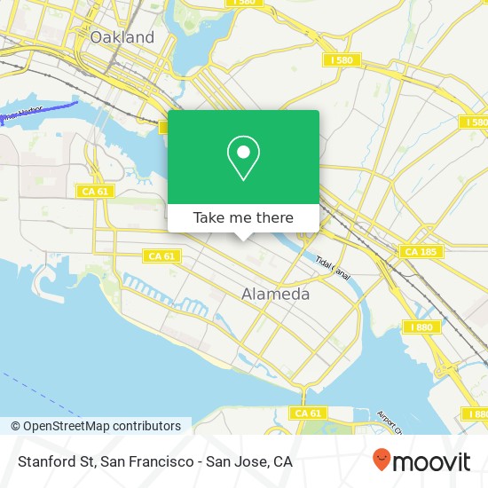 Stanford St map