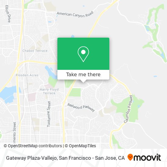 Gateway Plaza-Vallejo map