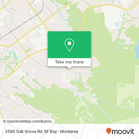 3580 Oak Grove Rd map