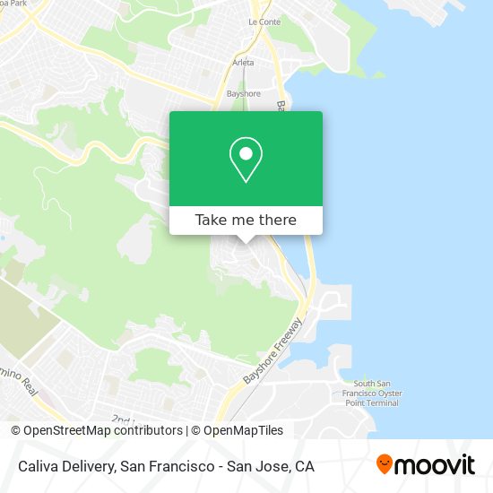 Mapa de Caliva Delivery
