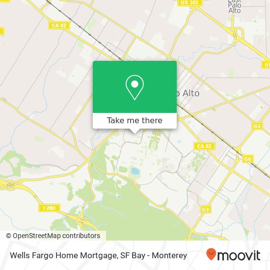 Wells Fargo Home Mortgage map