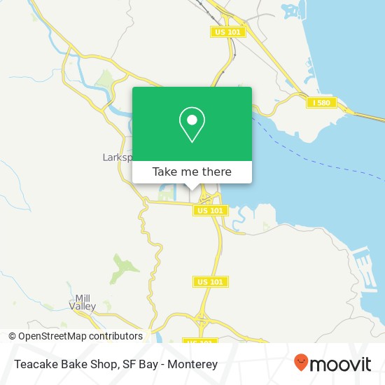 Teacake Bake Shop map