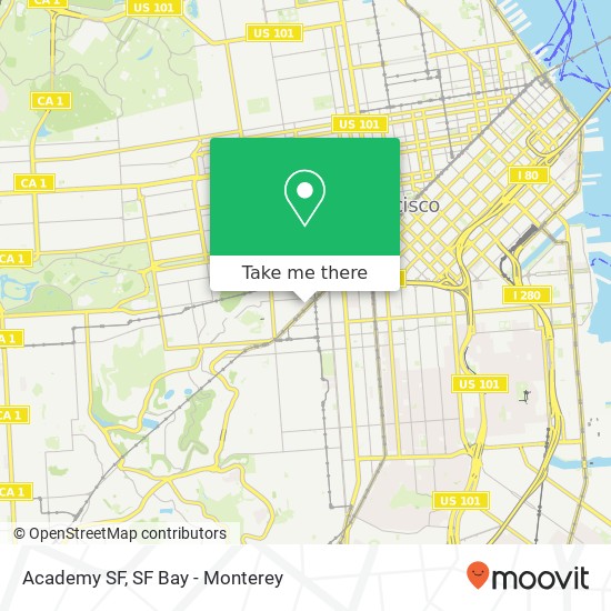 Academy SF map