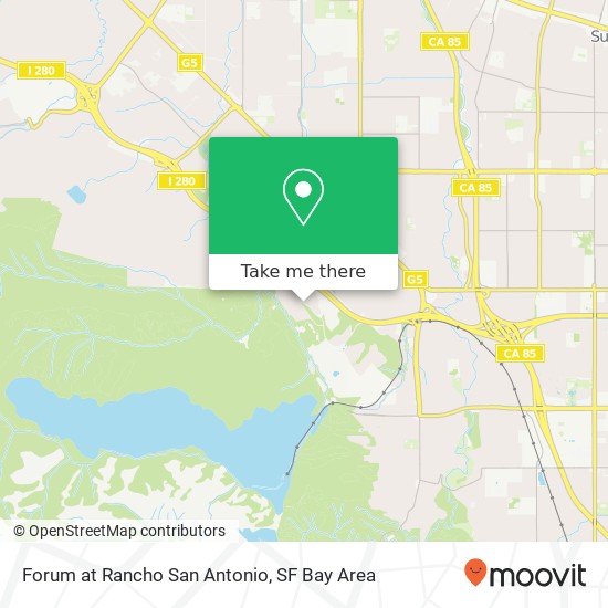 Mapa de Forum at Rancho San Antonio