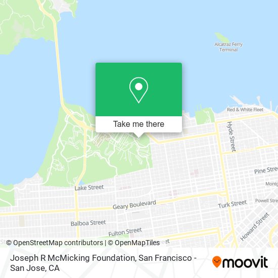 Mapa de Joseph R McMicking Foundation