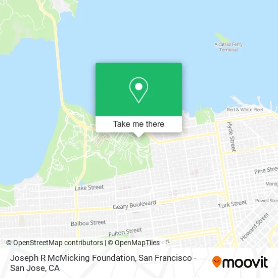 Mapa de Joseph R McMicking Foundation