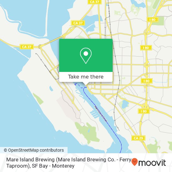 Mare Island Brewing (Mare Island Brewing Co. - Ferry Taproom) map