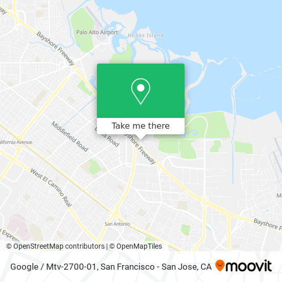 Google / Mtv-2700-01 map