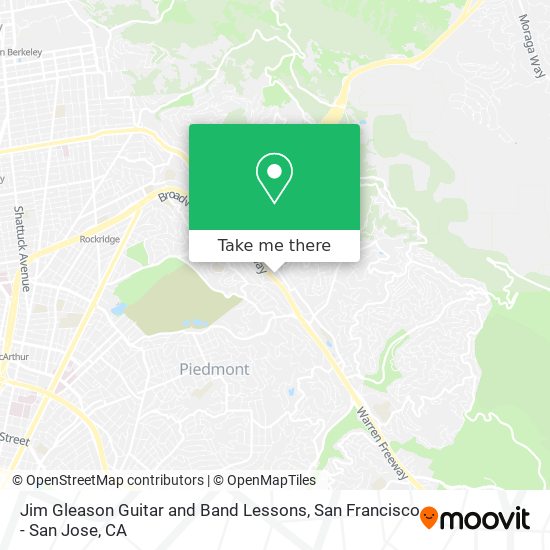 Mapa de Jim Gleason Guitar and Band Lessons