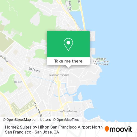 Mapa de Home2 Suites by Hilton San Francisco Airport North