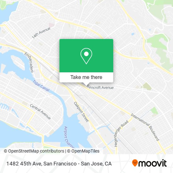 Mapa de 1482 45th Ave