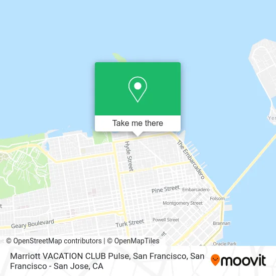 Marriott VACATION CLUB Pulse, San Francisco map