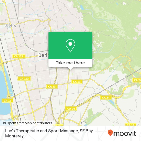 Luc's Therapeutic and Sport Massage map