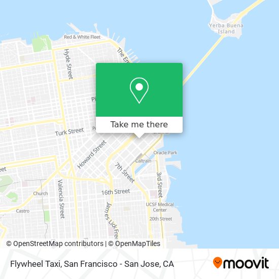 Flywheel Taxi map