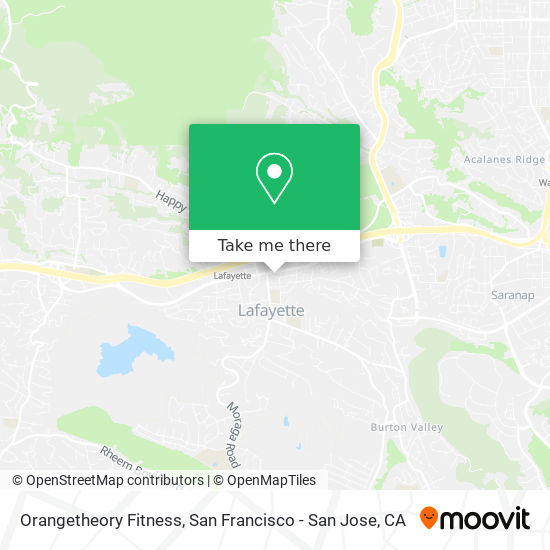 Orangetheory Fitness map