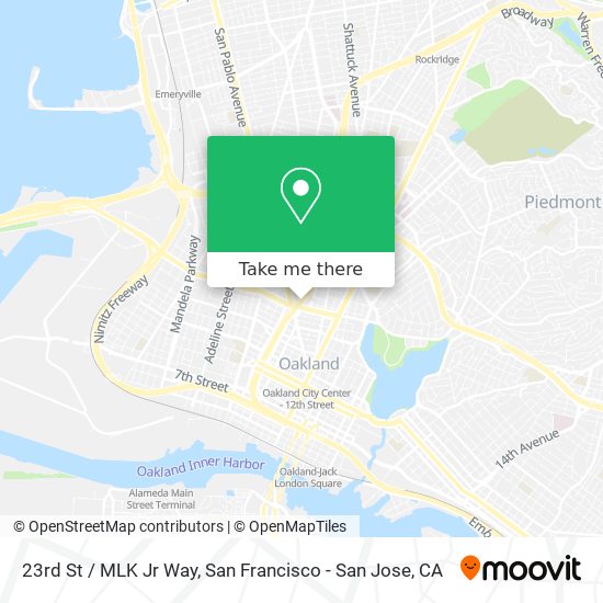 23rd St / MLK Jr Way map