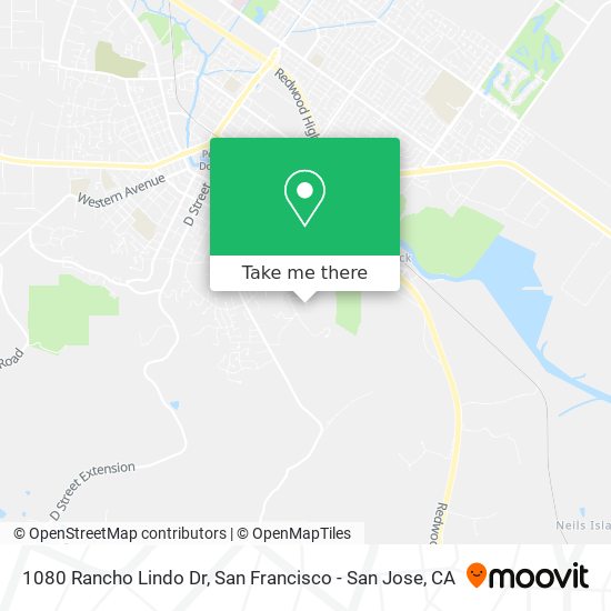 1080 Rancho Lindo Dr map