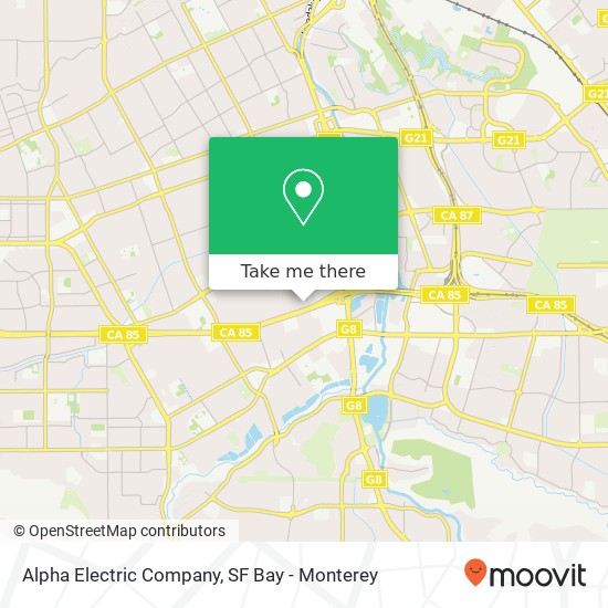 Mapa de Alpha Electric Company