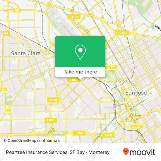 Mapa de Peartree Insurance Services