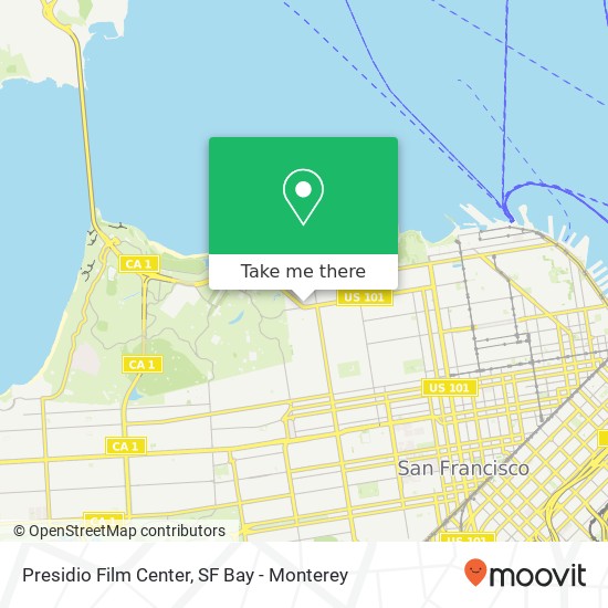 Presidio Film Center map