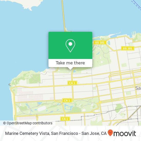 Mapa de Marine Cemetery Vista