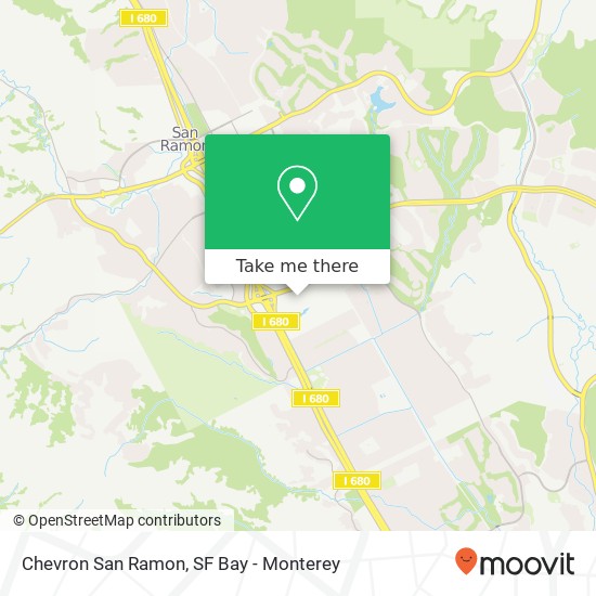 Mapa de Chevron San Ramon