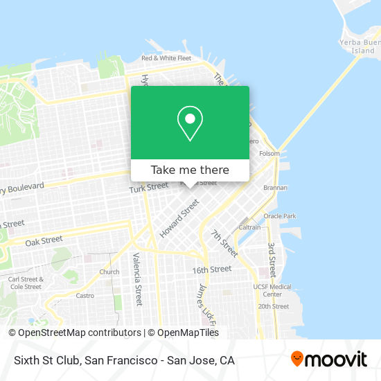 Sixth St Club map