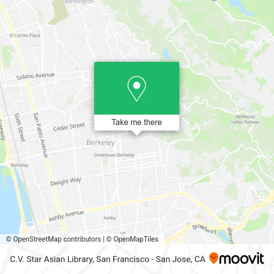 Mapa de C.V. Star Asian Library