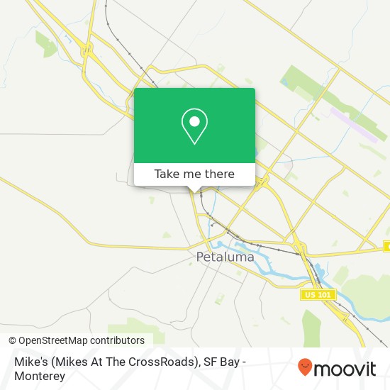 Mike's (Mikes At The CrossRoads) map