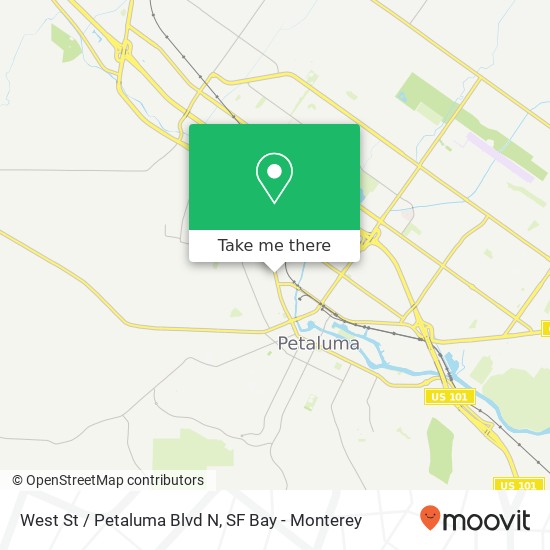 West St / Petaluma Blvd N map
