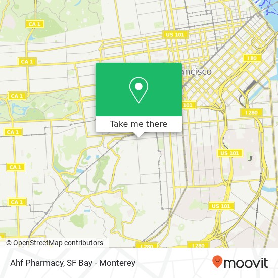 Mapa de Ahf Pharmacy