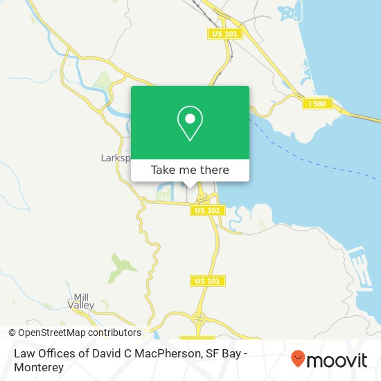 Mapa de Law Offices of David C MacPherson