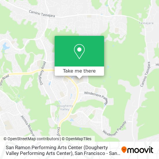 San Ramon Performing Arts Center (Dougherty Valley Performing Arts Center) map