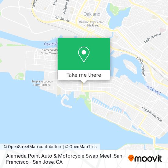 Mapa de Alameda Point Auto & Motorcycle Swap Meet