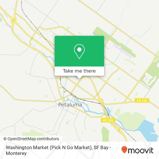 Mapa de Washington Market (Pick N Go Market)